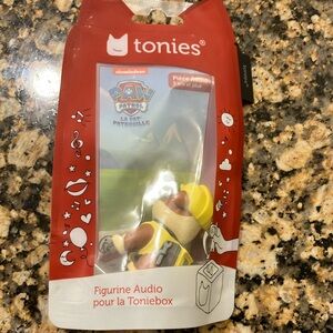 Rare FRENCH language Rubble Ruben Tonies Paw Patrol Audio Figurine